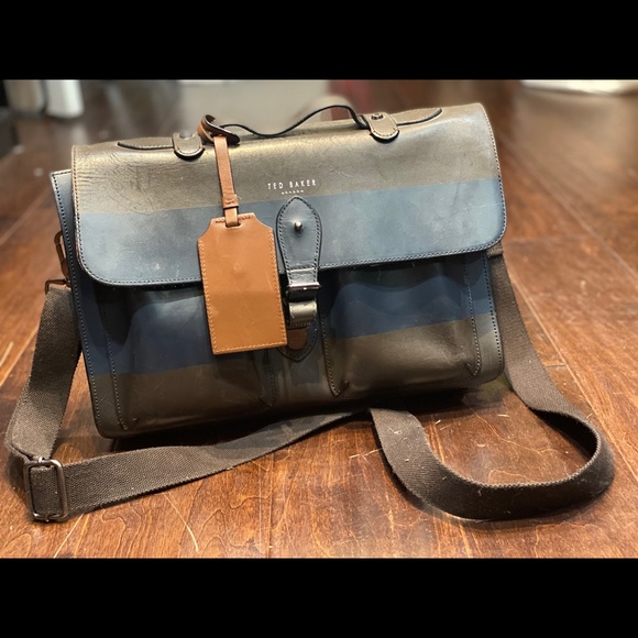 Ted Baker Bags Ted Baker Leather Laptop Bag Poshmark